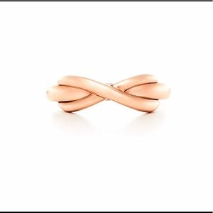 Tiffany’s Rose Gold Infinity Ring